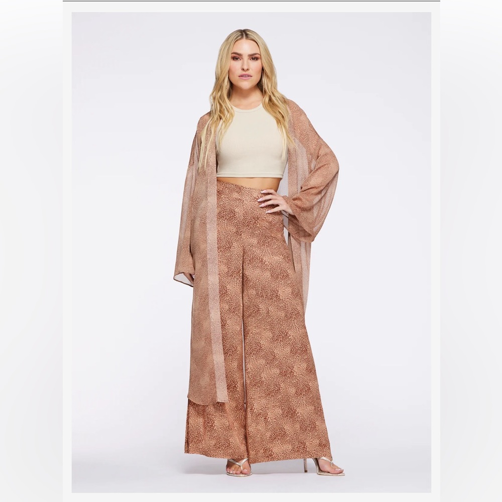 Blaine Kimono in Winding Leopard